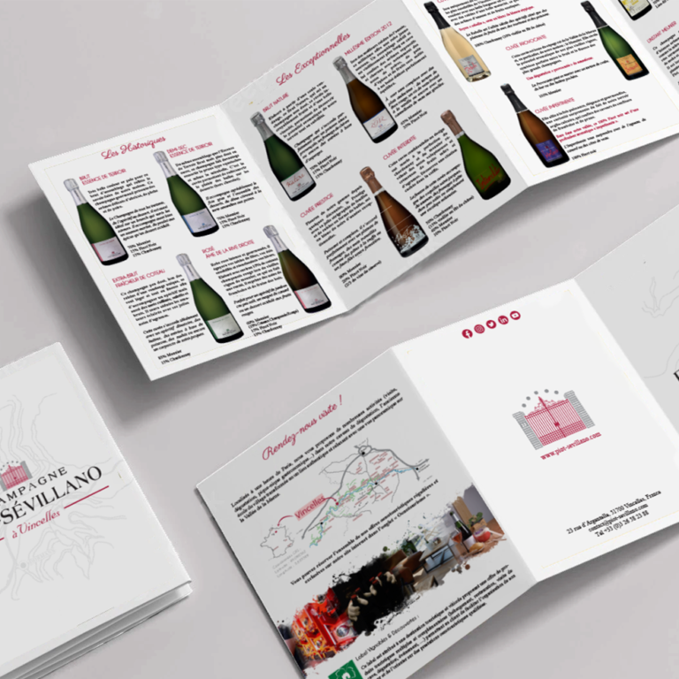 Champagne piot sevillano brochure